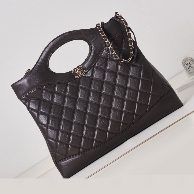 Ch*el top handle bags